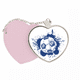 thumbnail image 1 of Patron de dibujos animados de fútbol tinta azul Bolsa de viaje Mirror maquillaje corazón rosa, 1 of 4