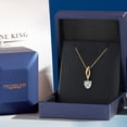 thumbnail image 5 of Gem Stone King 2.00 Ct IGI Certified Lab Grown Diamond Pendant Necklace for Women in 14K Yellow Gold | D-E Color | VS1-VS2 Clarity | Gold Necklace for Women | With 18 inch Gold Chain, 5 of 7
