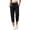 Black#43, variant on YOIAVAIOY Women's Fleece Joggers Elastic Waist Gym Running Sweatpants with Pockets Navy L