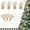 Champaign Gold, variant on Ayieyill 84Pcs Christmas Tree Decorations Flowers, Artificial Glitter Berry Stems Christmas Pine Cones, Snowflake Icicle Drop Crystal Ornaments (Blue)