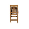 thumbnail image 4 of Stakmore True Mission Adult Folding Chair, Set of 2, Oak Frame with Black Vinyl Seat, 4 of 6