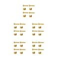 thumbnail image 1 of Wweixi 1/2/3/5 8 Pcs Raccords de Conduite de Frein Robustes Professionnels Utiles Outils de Réparation Durables Fournitures de Cyclisme pour l'Entretien du Cyclisme BH59 5 Pcs, 1 of 6