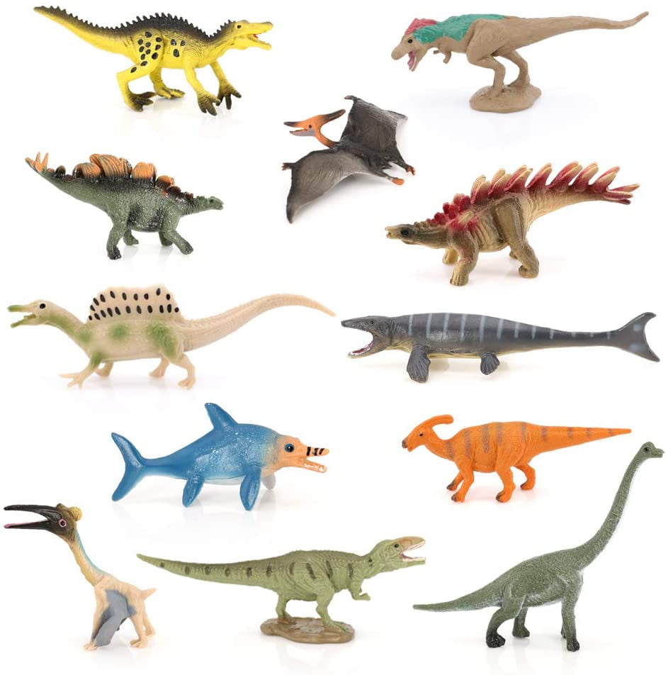 12pc Dinosaur Set Toys Action Figure Educational Games 12pcs 