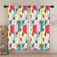 thumbnail image 5 of Pioneer Flower Floral Print Pattern Teens Curtains,Teens Insulated Curtains Set Of 2,Bedroom Essentials,Toddler Room Decor 52"x63", 5 of 5