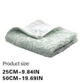 thumbnail image 3 of Soft Absorbent Kids Towel, Premium Cotton Fiber Untwisted Yarn, Quick-Dry Face Wash Cloth for Children with Random Pattern Design, Green, 3 of 5