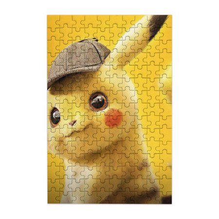 150 pieces puzzle fun decompression Boxed Vertical section Detective Pikachu