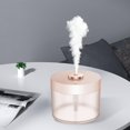 thumbnail image 1 of Mini humidificador de niebla fría, purificador de lámpara silenciosa, generador de niebla ultrasónico Personal, difusor de para habitación 780ml Rosa Macarena Mini humidificador portátil, 1 of 7