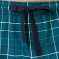 thumbnail image 2 of Pantalones de Pijama para Hombre de Franela y Forro Polar IZOD a Cuadros Turquesa 2XL, 2 of 5