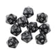 thumbnail image 1 of Dados de Veinte Caras D20 Sunnimix Dado negro 10 piezas, 1 of 6