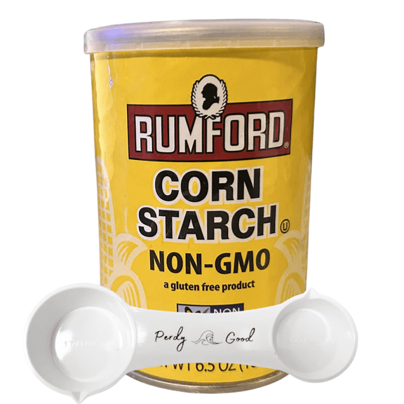 Rumford Corn Starch Non-Gmo 6.5 oz (1 Pack) with Perdy Good Measuring Spoon