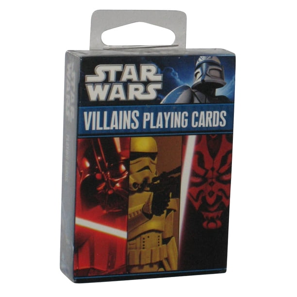 Star Wars Villains Cartamundi Playing Cards Walmart Walmart