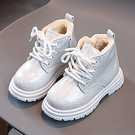 

Uinagy Boys and Girls Mesh Lace Shoes Fashion Mesh Lace Boots Non Breathable Boots