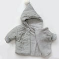 thumbnail image 2 of Gyratedream Toddler Baby Boys Hooded Winter Warm Cotton Coat Fleece Lined Jacket Clothes, 2 of 9