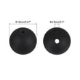 thumbnail image 2 of Uxcell 50 Pack 12mm Silicone Beads, Round Loose Rubber Bead for DIY Black, 2 of 7