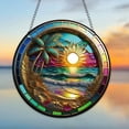 thumbnail image 4 of 6 Piezas 3D Decoración de Amanecer y Atardecer Atrapasoles Manchados para Colgar Ventanas Decoración para Jardín Sala de Estar Regalo para Su Letrero, 4 of 5