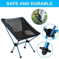 thumbnail image 2 of Ultralight Camping Chair Fishing Chair Folding Chair Compact Portable Chair With Carrying Bag For Outdoor Activities, Camping, Barbecue, Picnic, Beach, Hiking, 2 of 7