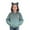 Grey, variant on Girls Cat Ear Hoodie Kids Cute Fashion Fleece Hooded Sweatshirt with Pocket Casual Trendy Oversized Long Sleeve Jacket (Purple, 3-4 Years)