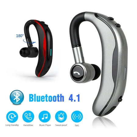 Bluetooth Headset, EEEKit Wireless Earpieces V4.1 Bluetooth Headphones Lightweight Stereo Hands Free in-Ear Earbuds with Microphone for iPhone Android Smart