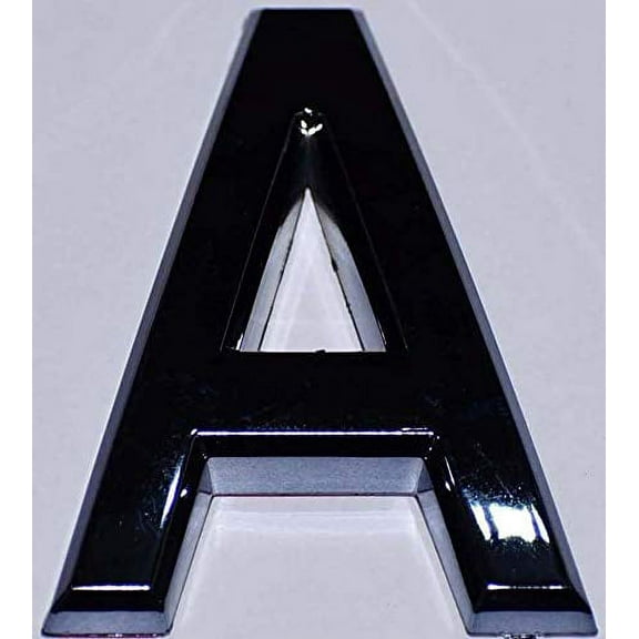 1 PCS - Apartment Number Sign/Mailbox Number Sign, Door Number Sign. Letter A (Black, 3D, Size 2.75 x 1.75, Comes with Double Sided Tape)- The Maple line