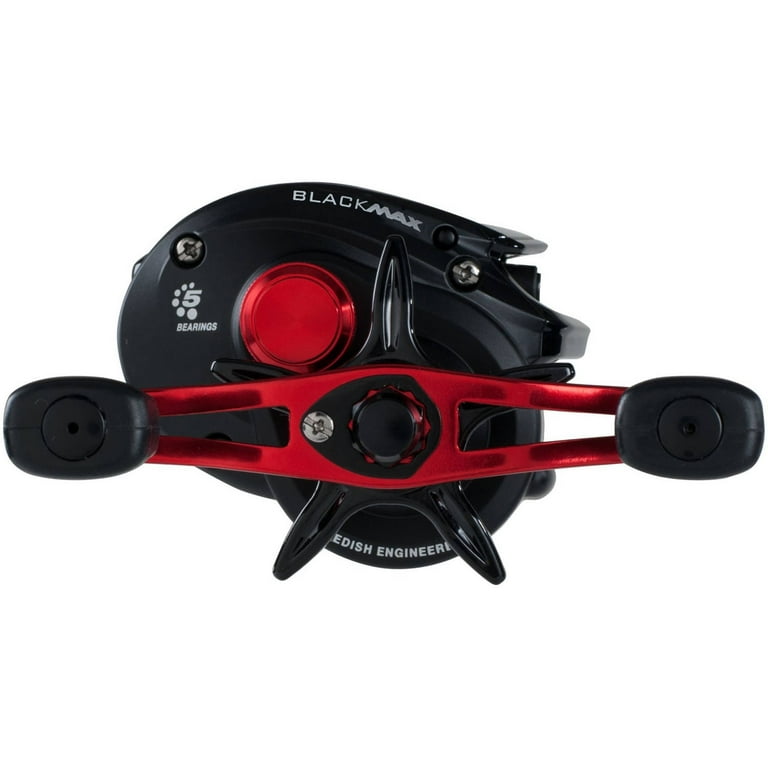 Abu Garcia black max Ultra Cast リール Abu Garcia Black Max Baitcast Reel, Right Hand Fishing Reel