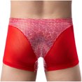 thumbnail image 4 of IROINNID Men's Boxer Briefs, Casual Soft and Breathable Sexy Low Waist Cotton Underwear with ComfortFlex Panty, 4 of 4