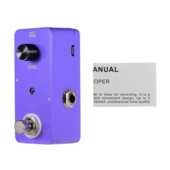Guitar Looper Effect Pedal Loop Pedal 5 Minutes Looping Time Looper Pedal for Electric Guitar Bass