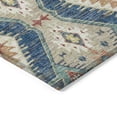 thumbnail image 3 of Addison Rugs Chantille Indoor/Outdoor Transitional Moroccan Navy Machine Washable Rectangle Rug, 5' x 7'6", 3 of 8