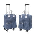 thumbnail image 1 of Ensemble de Bagages à Main Extensibles 2 en 1 en Polyester Valise de Voyage Weekender avec Roues pour Femmes Hommes, 1 of 7