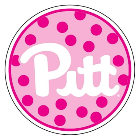 

Pittsburgh (PA) Magnet (PINK POLK DOT PITT MAGNET (5 ) 5 in)