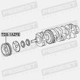 thumbnail image 4 of Harmonic Balancer Engine Crankshaft Pulley 1Azfe/2Azfe Febest TDS-1AZFE OEM 13470-28020, 4 of 4