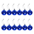 thumbnail image 2 of KBODIU 12 PCS Christmas Balls 3cm/1.18in Christmas Tree Balls Ornaments Set Shatterproof Christmas Bulbs Xmas Tree Hanging Decorations for Holiday, Wedding Decor, 2 of 3