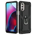thumbnail image 2 of SaniMore Tri-layer Case for Motorola Moto G Stylus 5G(2022) 6.8", 360°Rotating Holder/Kickstand Rugged PC Back TPU Bumper Magnetic Car Mount Shockproof Anti-fall Heavy Duty Protective Case, Black, 2 of 8