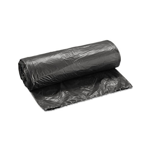 Low-Density Waste Can Liners 16 gal, 0.35 mil, 24" x 32", Black, 500/Carton