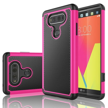 LG V20 Case, LG V 20 Cover, Tekcoo [Tmajor Series] Shock Absorbing Hybrid Best Impact Defender Rugged Slim Cover Shell Plastic Outer & Rubber Silicone Inner For LG V20