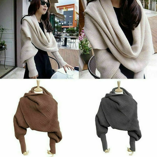 Foulard Snood pour Femmes Cache-Cou en Molleton Foulards Tricotés Châle Foulards Col