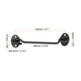 thumbnail image 2 of Uxcell 6 Inch Hook Eye Latch, Stainless Steel Privacy Hook and Eye Latch Gate Latch Lock, Black, 2 of 6