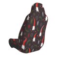 thumbnail image 2 of Goofa Cute Christmas Gnomes Pattern Elastic Car Seat Cover - Stretchable Auto Seat Protector, Easy to Install and Clean for Cars, SUVs, Trucks, and Vans, 2 of 4