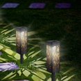 thumbnail image 6 of Xinyolin 4Pcs Lawn Lights Eye-catching Hollow Design PP Waterproof Solar Landscape Lights Decor for Home, 6 of 8