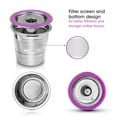 thumbnail image 4 of Sulace Stainless Steel K Cup Filter Reusable Keurig Coffee Capsule (Compatible with KEURIG 2.0 and 1.0 Series) (Disposable White Filter Paper Cups 100pcs,51-100ML), 4 of 14