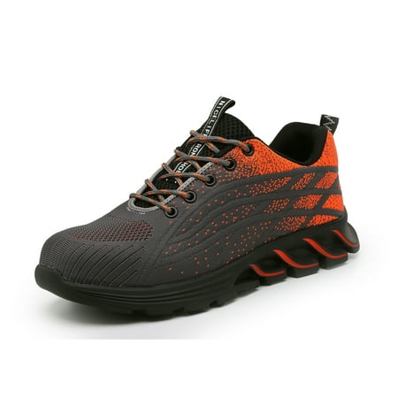 

Tanleewa Work Safety Boots Steel Toe for Men Durable Sneakers Shoe Size 13