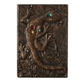 thumbnail image 2 of ZZwxWA Carnet à Couverture Rigide Motif Lézard Économiseur de Vacances Bloc-Notes Rétro, 2 of 5