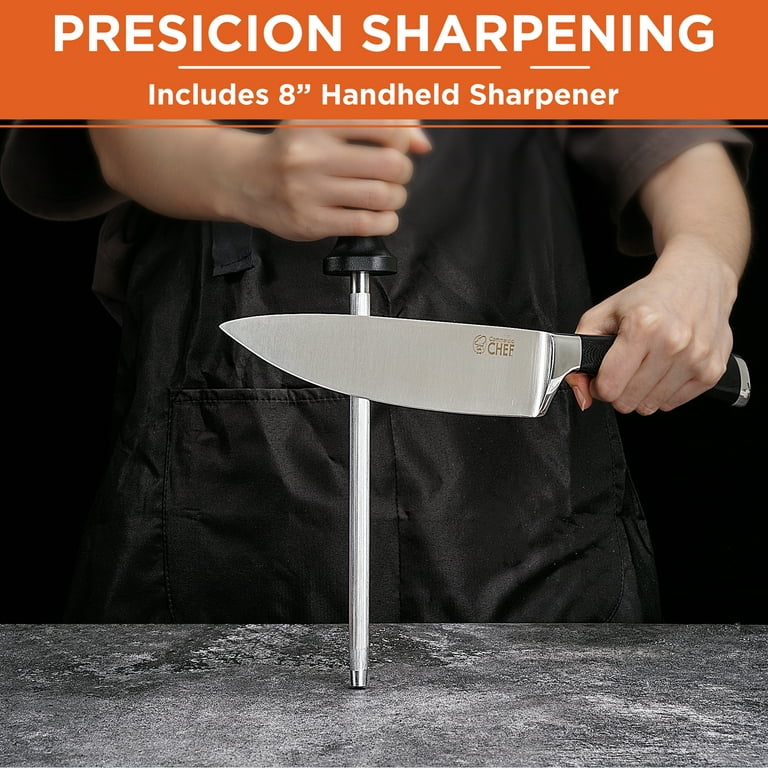 KarvePro Sharp, High Carbon Stainless Steel, Chef's Knife-Professional 8  inch, Multipurpose Kitchen Knife