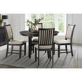 thumbnail image 5 of Lexicon 19.5" Fabric Dining Room Side Chair in Beige/Black (Set of 2), 5 of 5