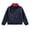 A Navy, variant on Light Jackets for Kid Children's Solid Color Casual Long Sleeve Stand Collar Outwear Velvet Warm Coat Kids Pink 3-4 Years