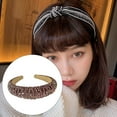 thumbnail image 4 of Minnieouse Diademas con cuentas de cristal con diamantes de imitación, tocado grueso de estilo barroco, accesorios de moda para el cabello, tocados para Accesorio para el cabello Púrpura Minnieouse AP010970-03B, 4 of 6