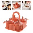 thumbnail image 2 of tredstone Seasoning Box Seasoning Spice Box Portable Handle for Rrestaurant Sugar Orange, 2 of 9