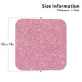 thumbnail image 3 of Balery 6 Pcs Glitter Pinkleather Coasters Set, Drink Table Cup Coasters For Living Room Kitchen Coffee Decor, 3 of 9