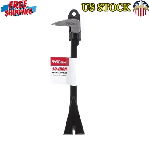 10In Prying Claw Hammer Precision Nail Puller Forged Carbon Steel Tool New