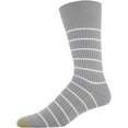 thumbnail image 3 of GOLD TOE 6 Pack Gray Assorted Ribbed Casual Crew Socks 6-12.5, 3 of 4