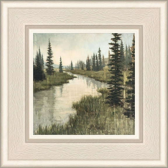 6 X 6 Solace by Dan Wilson With Whitewood Frame
